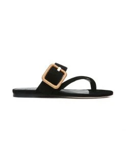 Veronica Beard Salva Raffia Buckle Suede Flat Sandals Caramel -Veronica Beard shop unnamed file 1677