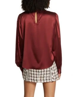 Veronica Beard Shane Stretch Silk Top -Veronica Beard shop unnamed file 170