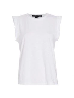 Veronica Beard Dree Muscle T-Shirt Charcoal -Veronica Beard shop unnamed file 1712