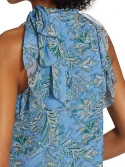 Veronica Beard Dali Sleeveless Ruffle Top -Veronica Beard shop unnamed file 1732