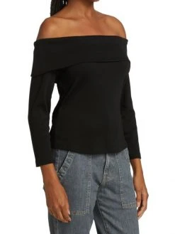 Veronica Beard Fawsett Off-The-Shoulder Top 12 Veronica Beard Fawsett Off-The-Shoulder Top -Veronica Beard shop unnamed file 1737