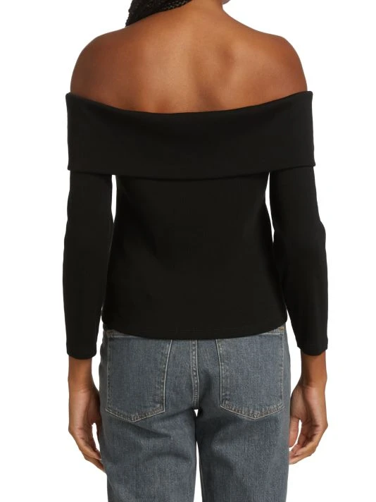 Veronica Beard Fawsett Off-The-Shoulder Top 7 Veronica Beard Fawsett Off-The-Shoulder Top - Image 5