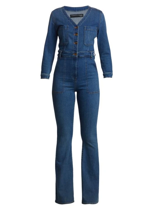 Veronica Beard Savanna Denim Jumpsuit 3 Veronica Beard Savanna Denim Jumpsuit