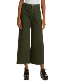 Veronica Beard Grant High-Rise Wide-Leg Jeans -Veronica Beard shop unnamed file 1786