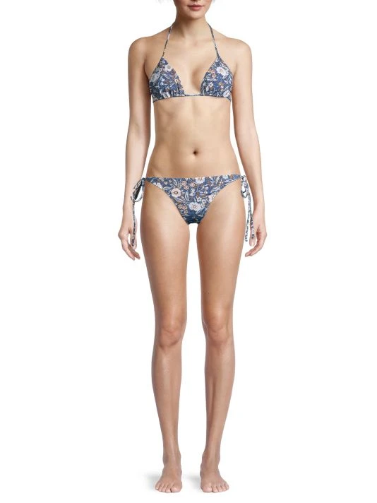 Veronica Beard Gavitella Printed Bikini Bottom Spicy Red 4 Veronica Beard Gavitella Printed Bikini Bottom Spicy Red - Image 2