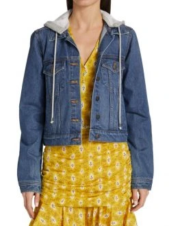 Veronica Beard Cara Hooded Denim Jacket -Veronica Beard shop unnamed file 1803