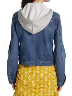 Veronica Beard Cara Hooded Denim Jacket -Veronica Beard shop unnamed file 1805