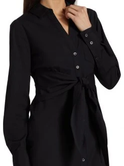 Veronica Beard Janelle Tie-Waist Shirtdress 7 Veronica Beard Janelle Tie-Waist Shirtdress -Veronica Beard shop unnamed file 1835