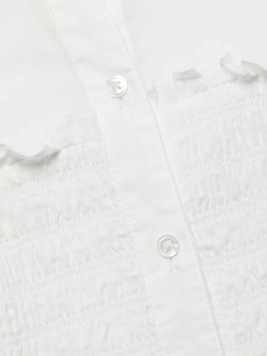 Veronica Beard Kelsey Smocked Cotton Shirt Dress 9 Veronica Beard Kelsey Smocked Cotton Shirt Dress - Image 7