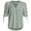 Veronica Beard Ennie Floral Ruched-Sleeve Top -Veronica Beard shop unnamed file 1902
