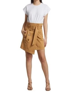 Veronica Beard Melany Mixed Media Dress -Veronica Beard shop unnamed file 1910