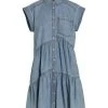 Veronica Beard Harrow Tiered Chambray Dress 1 Veronica Beard Harrow Tiered Chambray Dress -Veronica Beard shop unnamed file 192
