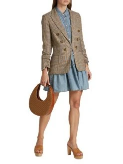 Veronica Beard Harrow Tiered Chambray Dress -Veronica Beard shop unnamed file 193