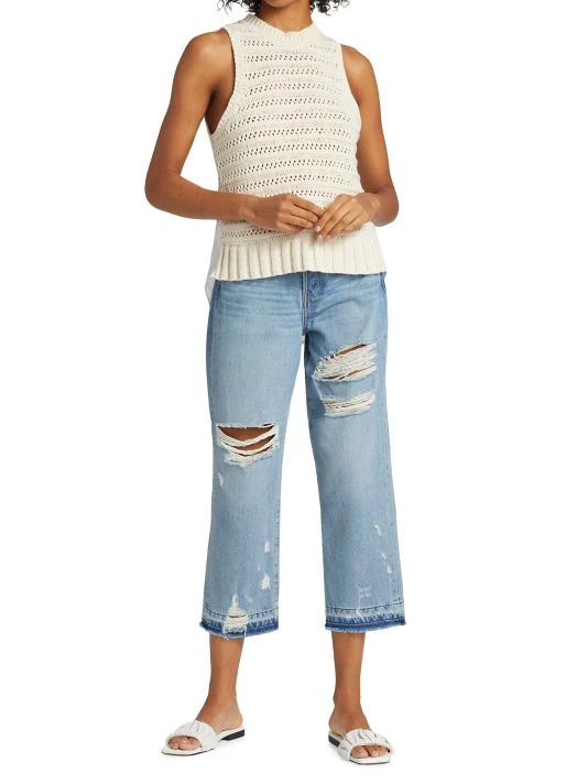 Veronica Beard Sade Mixed Media Tank 4 Veronica Beard Sade Mixed Media Tank - Image 2