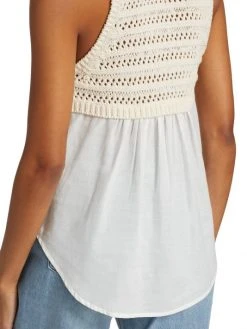 Veronica Beard Sade Mixed Media Tank 14 Veronica Beard Sade Mixed Media Tank -Veronica Beard shop unnamed file 1935