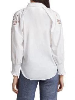 Veronica Beard Lilah Eyelet Shirt 6 Veronica Beard Lilah Eyelet Shirt -Veronica Beard shop unnamed file 1941