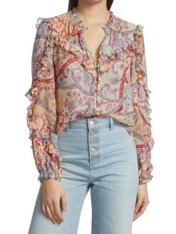 Veronica Beard Andri Silk Blouse -Veronica Beard shop unnamed file 1946