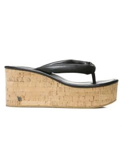 Veronica Beard Geno Cork Wedge Sandals