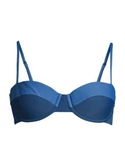 Veronica Beard Dyer Tonal Colorblock Bikini Top Blue Marina -Veronica Beard shop unnamed file 1971