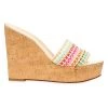 Veronica Beard Dali Raffia Wedge Sandals