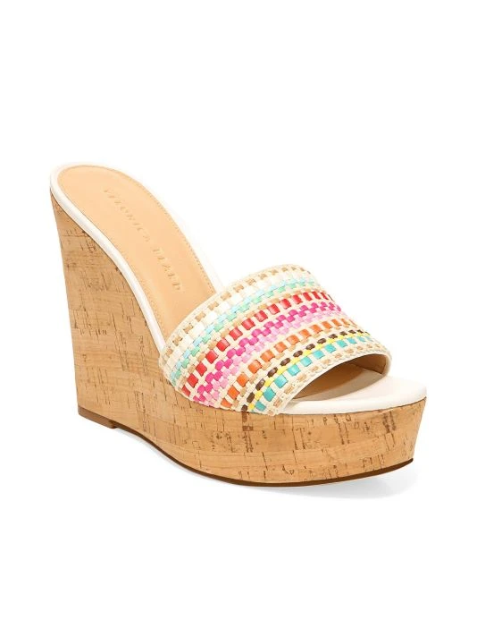 Veronica Beard Dali Raffia Wedge Sandals 4 Veronica Beard Dali Raffia Wedge Sandals - Image 2