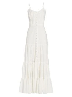 Veronica Beard Alondra Eyelet Maxi Dress