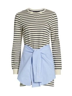 Veronica Beard Laszlo Mix Media Dress