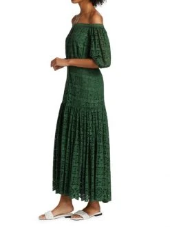 Veronica Beard Cali Off-The-Shoulder Eyelet Dress 5 Veronica Beard Cali Off-The-Shoulder Eyelet Dress -Veronica Beard shop unnamed file 2017