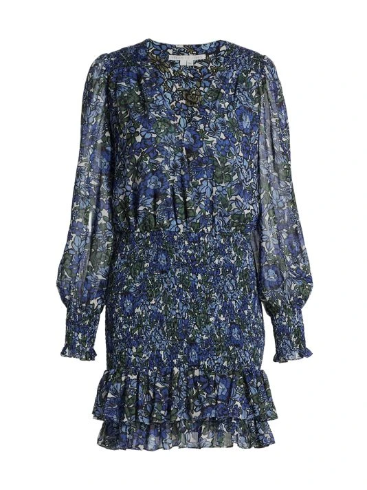 Veronica Beard Saera Floral Minidress 3 Veronica Beard Saera Floral Minidress