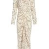 Veronica Beard Kersey Chain-Print Silk Dress -Veronica Beard shop unnamed file 2099