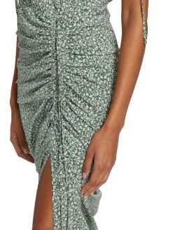 Veronica Beard Teagan Ruched Tassel Dress -Veronica Beard shop unnamed file 2116