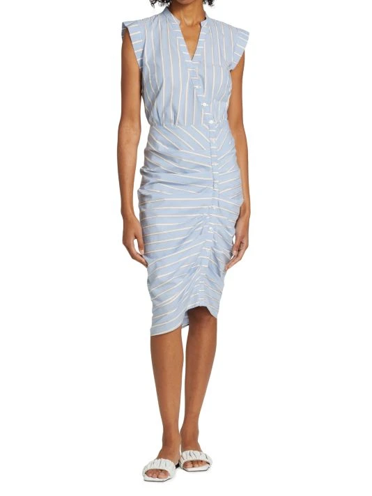 unnamed-file-2145.jpg Veronica Beard Ruched Stripe Shirtdress -Veronica Beard shop unnamed file 2145
