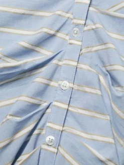 Veronica Beard Ruched Stripe Shirtdress 8 Veronica Beard Ruched Stripe Shirtdress -Veronica Beard shop unnamed file 2149