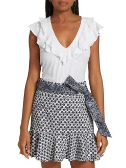 Veronica Beard Ellerie Ruffle Top 4 Veronica Beard Ellerie Ruffle Top -Veronica Beard shop unnamed file 215