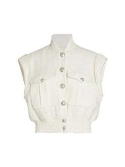 Veronica Beard Anastasia Cropped Vest