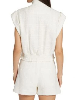 Veronica Beard Anastasia Cropped Vest -Veronica Beard shop unnamed file 2166