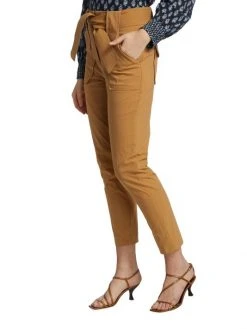 Veronica Beard Mahary Belted High-Waisted Pants -Veronica Beard shop unnamed file 2179
