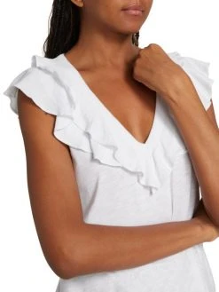 Veronica Beard Ellerie Ruffle Top 7 Veronica Beard Ellerie Ruffle Top -Veronica Beard shop unnamed file 218