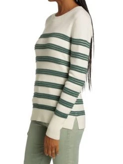 Veronica Beard Zareen Striped Wool Pullover -Veronica Beard shop unnamed file 2186