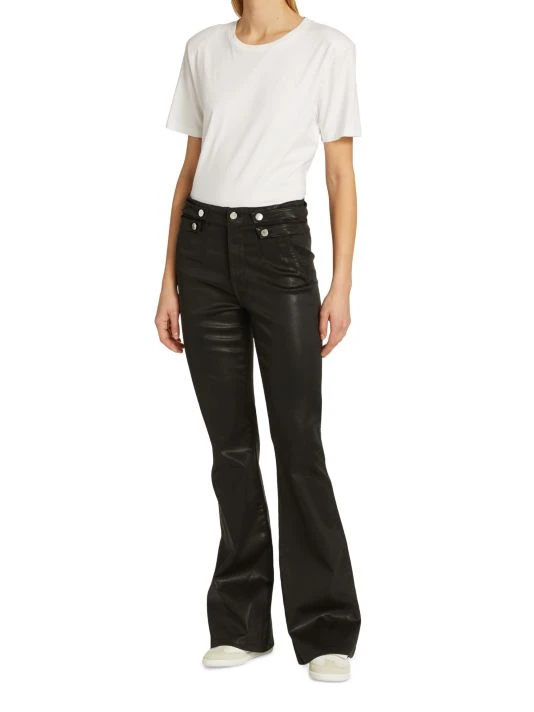 Veronica Beard Beverly Coated Denim Jeans 4 Veronica Beard Beverly Coated Denim Jeans - Image 2