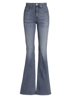 Veronica Beard Beverly High-Rise Stretch Flare Jeans