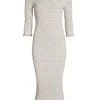 Veronica Beard Richie Rib-Knit Dress