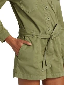 Veronica Beard Winifred Belted Cotton Twill Romper 7 Veronica Beard Winifred Belted Cotton Twill Romper -Veronica Beard shop unnamed file 2270