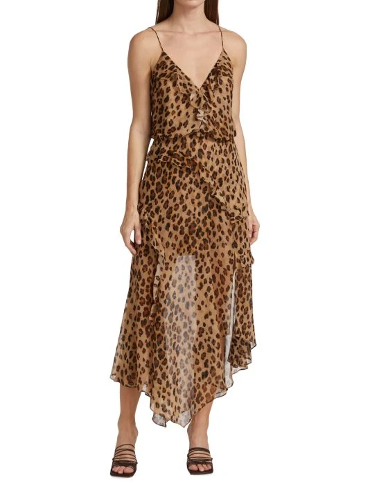 Veronica Beard Avenel Leopard-Print Silk Dress 4 Veronica Beard Avenel Leopard-Print Silk Dress - Image 2