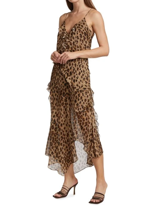 Veronica Beard Avenel Leopard-Print Silk Dress 5 Veronica Beard Avenel Leopard-Print Silk Dress - Image 3