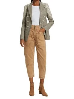 Veronica Beard Faithon Dickey Tailored Blazer -Veronica Beard shop unnamed file 2298