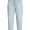 Veronica Beard Blake High-Rise Stretch Straight Crop Jeans