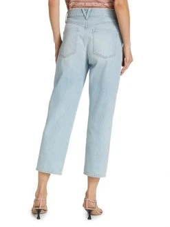 Veronica Beard Blake High-Rise Stretch Straight Crop Jeans -Veronica Beard shop unnamed file 2308
