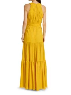 Veronica Beard Florencia Silk Tiered Gown -Veronica Beard shop unnamed file 2326
