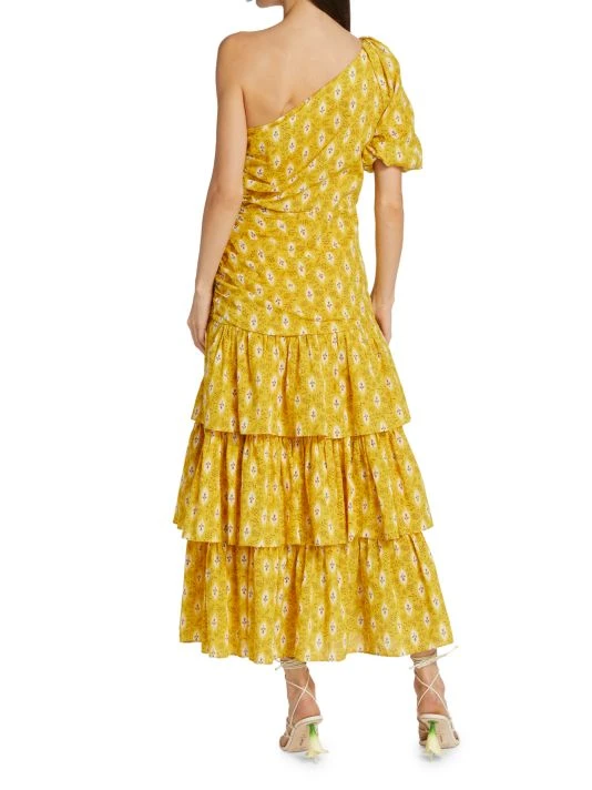 Veronica Beard Virginia One-Shoulder Maxi Dress 7 Veronica Beard Virginia One-Shoulder Maxi Dress - Image 5